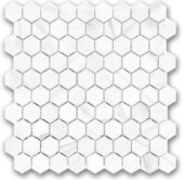 Polished 1" Devotion Hex Mosaic | Gramercy Kitchen and Bath