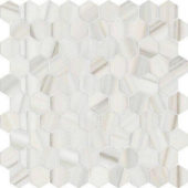 Polished 1" Enchantment Hex Mosaic | Gramercy Kitchen and Bath