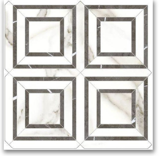 Polished Adoration Piazza Mosaic | Gramercy Kitchen and Bath