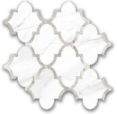 Polished Infatuation Arabesque Mosaic | Gramercy Kitchen and Bath