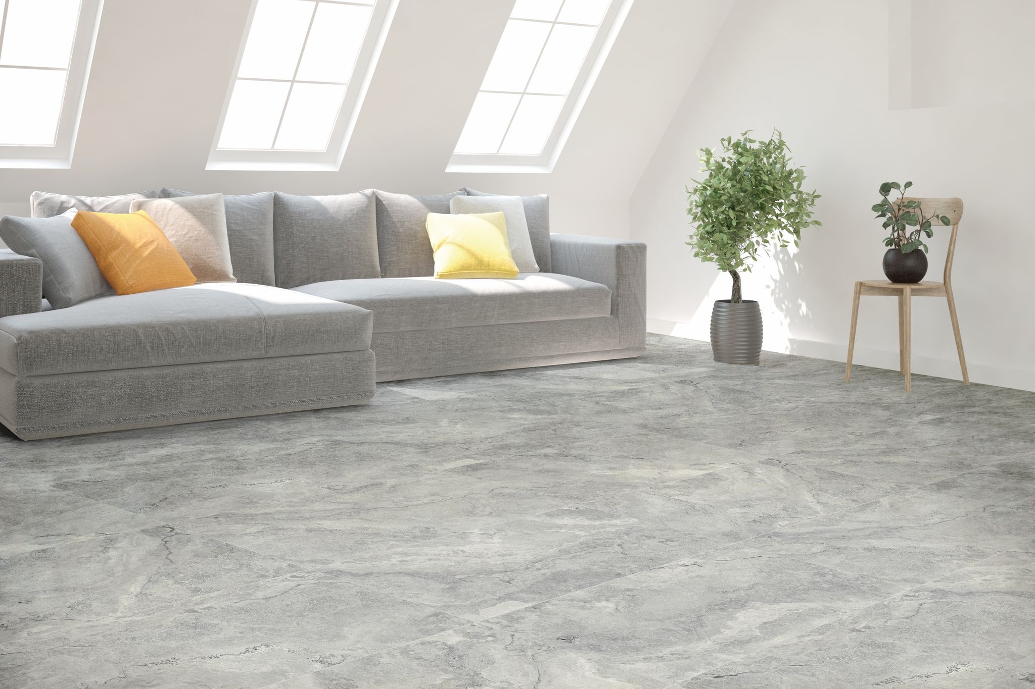 Portofino 24x48F Grigio | Gramercy Kitchen and Bath