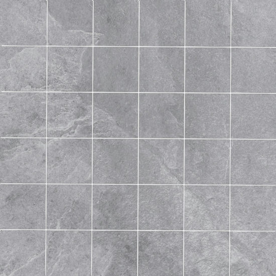 Ravello Light Grey 2X2 Mosaic | Gramercy Kitchen and Bath