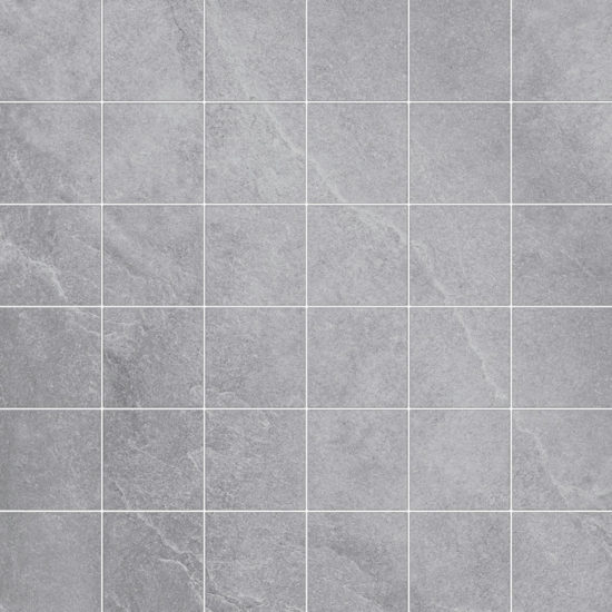 Ravello Light Grey 2X2 Mosaic | Gramercy Kitchen and Bath