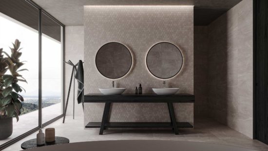 Ritz Gray 12x24 | Gramercy Kitchen and Bath