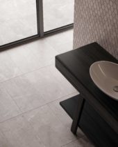 Ritz Gray 2 Hexagon Mosaic | Gramercy Kitchen and Bath