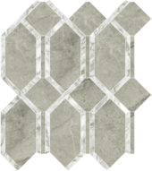 Roma Argento Polished Modella Mosaic | Gramercy Kitchen and Bath