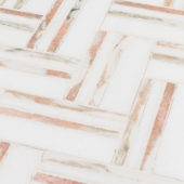 Rosey Weave Mosaic | Gramercy Kitchen and Bath