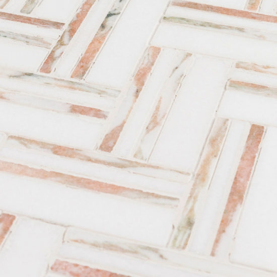 Rosey Weave Mosaic | Gramercy Kitchen and Bath