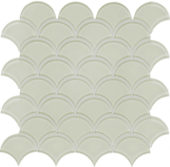 Sand Scallop Mosaic | Gramercy Kitchen and Bath