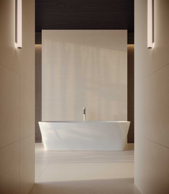 Serene Ivory 18x36 | Gramercy Kitchen and Bath