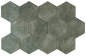 Seville 5.5X6.3” Black Hexagon | Gramercy Kitchen and Bath