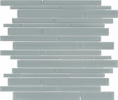 Shadow Random Strip Mosaic | Gramercy Kitchen and Bath