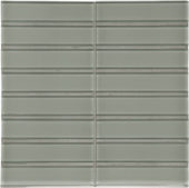 Smoke 1.5X6 Stacked Mosaic | Gramercy Kitchen and Bath