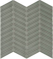 Smoke Chevron Mosaic | Gramercy Kitchen and Bath