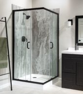 Smoky Sky Shower Wall Kit 36x60x78 | Gramercy Kitchen and Bath
