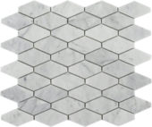 Solitaire Mosaic Carrara | Gramercy Kitchen and Bath