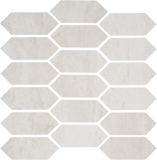 Soul Ivory Picket Mosaic | Gramercy Kitchen and Bath