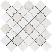 Star & Square White & Beige Mix Marble | Gramercy Kitchen and Bath