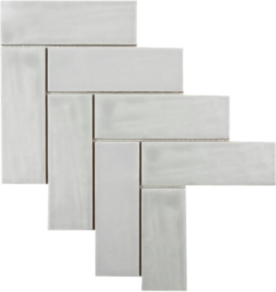 Step Up Mosaic Matte Flint | Gramercy Kitchen and Bath