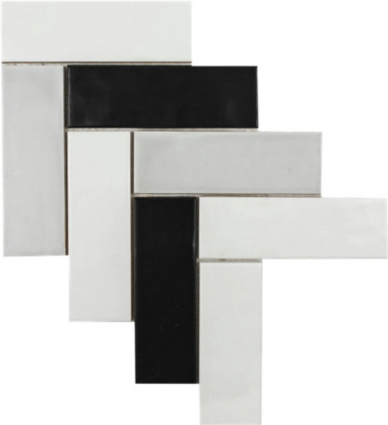 Step Up Mosaic Matte-Gloss Mix | Gramercy Kitchen and Bath