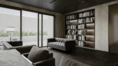 Tivoli Nero Honed 24X48 | Gramercy Kitchen and Bath
