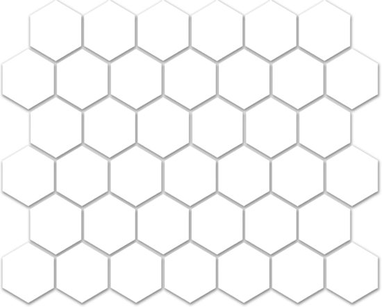 Treasure II Ultimate Dolomite 2x2 Polished Hexagon Mosaic