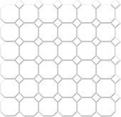 Treasure Ultimate Dolomite Polished Octagon/Dot Mosaic | Gramercy Kitchen and Bath