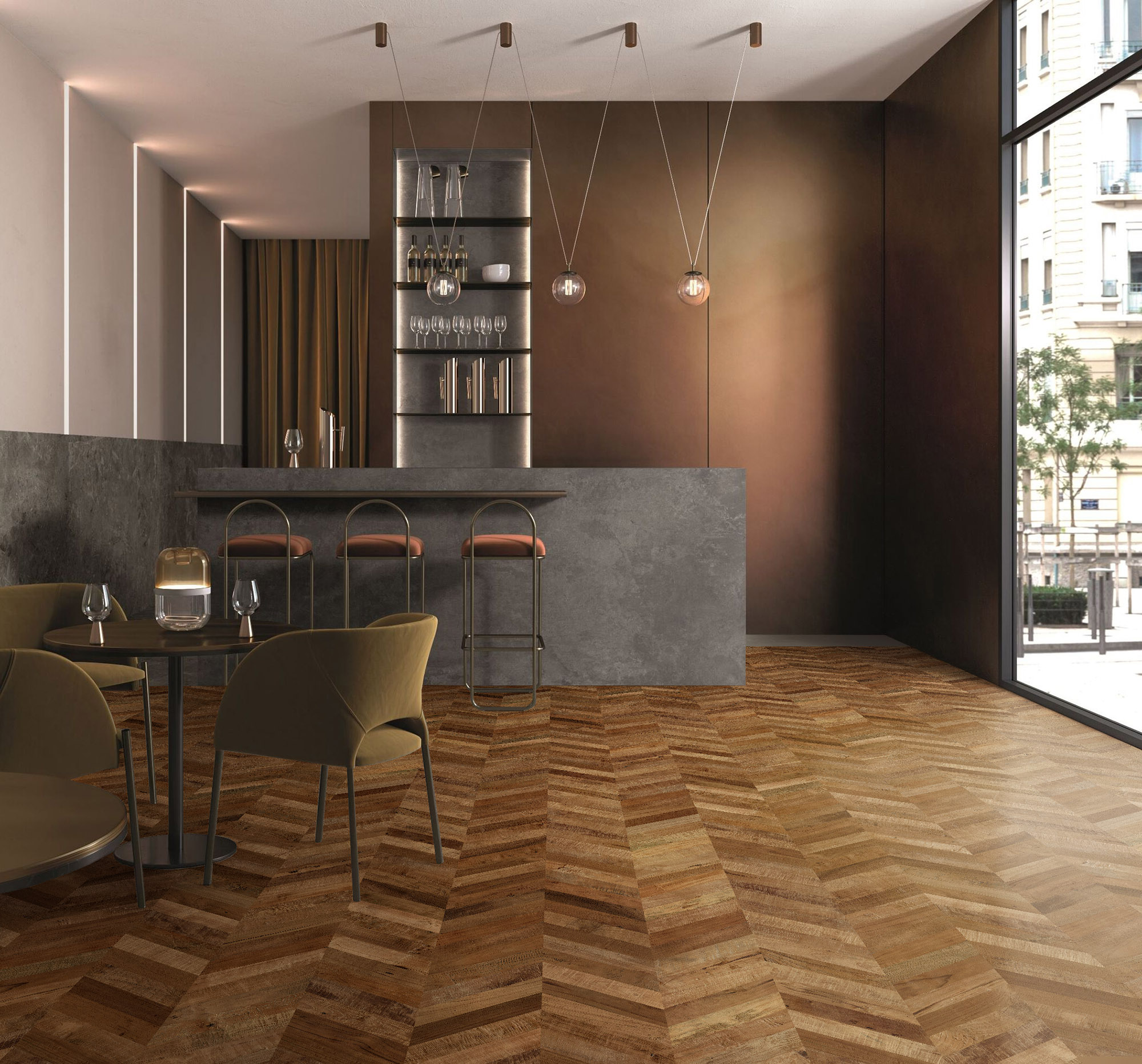 True Earth Chevron 0 | Gramercy Kitchen and Bath