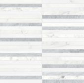Utopio .5x6 Stacked Polar Mosaic | Gramercy Kitchen and Bath