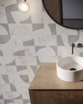 Utopio Eclypse Dove Mosaic | Gramercy Kitchen and Bath
