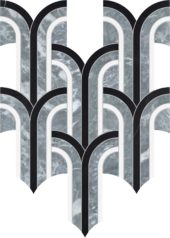Utopio Florence Monochromo Mosaic | Gramercy Kitchen and Bath