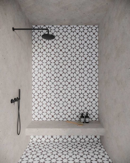 Utopio Stellar Burgundy Mosaic | Gramercy Kitchen and Bath
