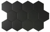 Vida 5.5X6.3” Black Hexagon | Gramercy Kitchen and Bath