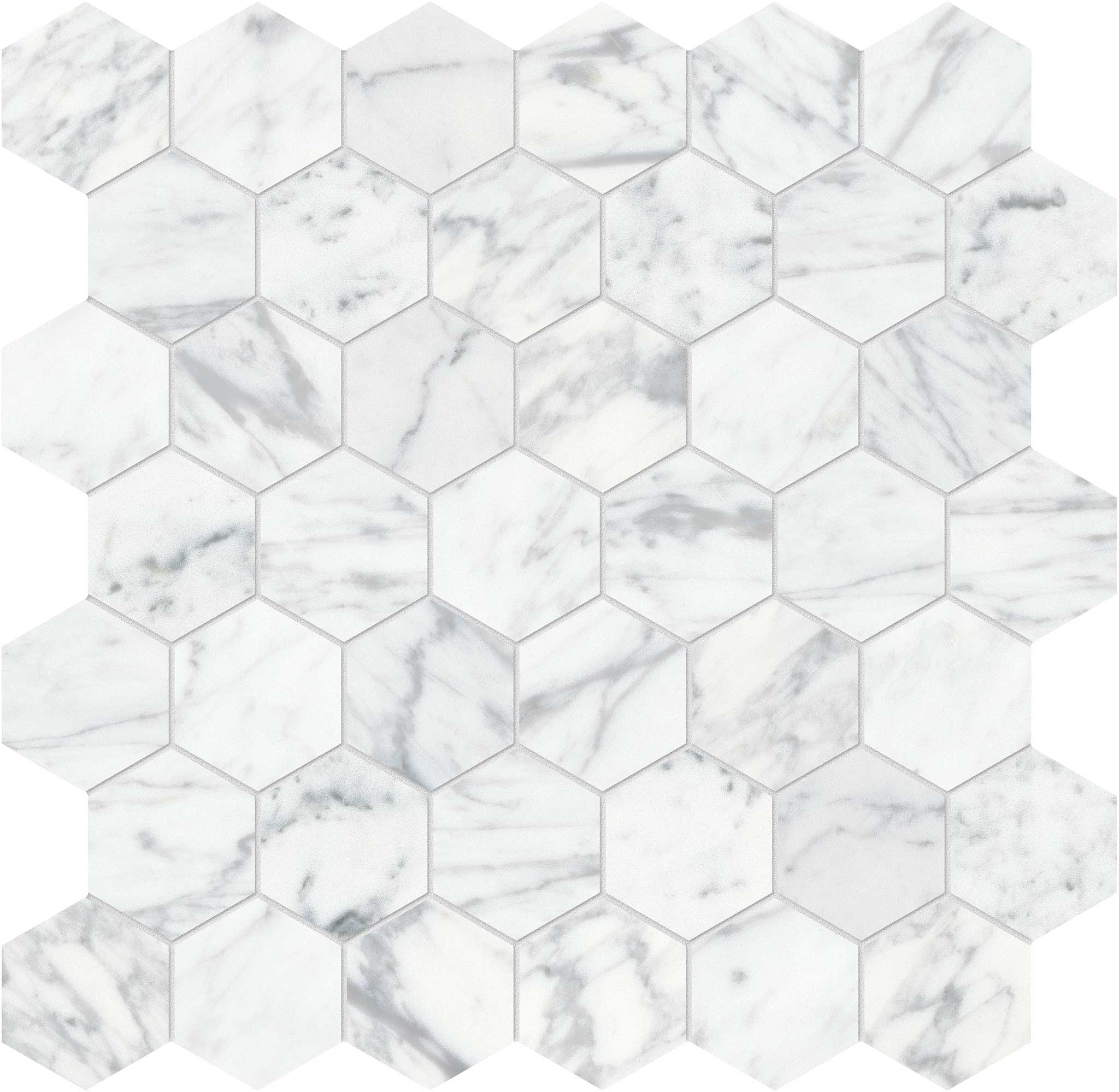 Virtue Bianco 2 Hexagon Mosaic | Gramercy Kitchen and Bath