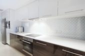 White Glossy Arabesque Mosaic | Gramercy Kitchen and Bath