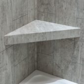 Wind Gust Shower Bench 26x18.63x3 | Gramercy Kitchen and Bath