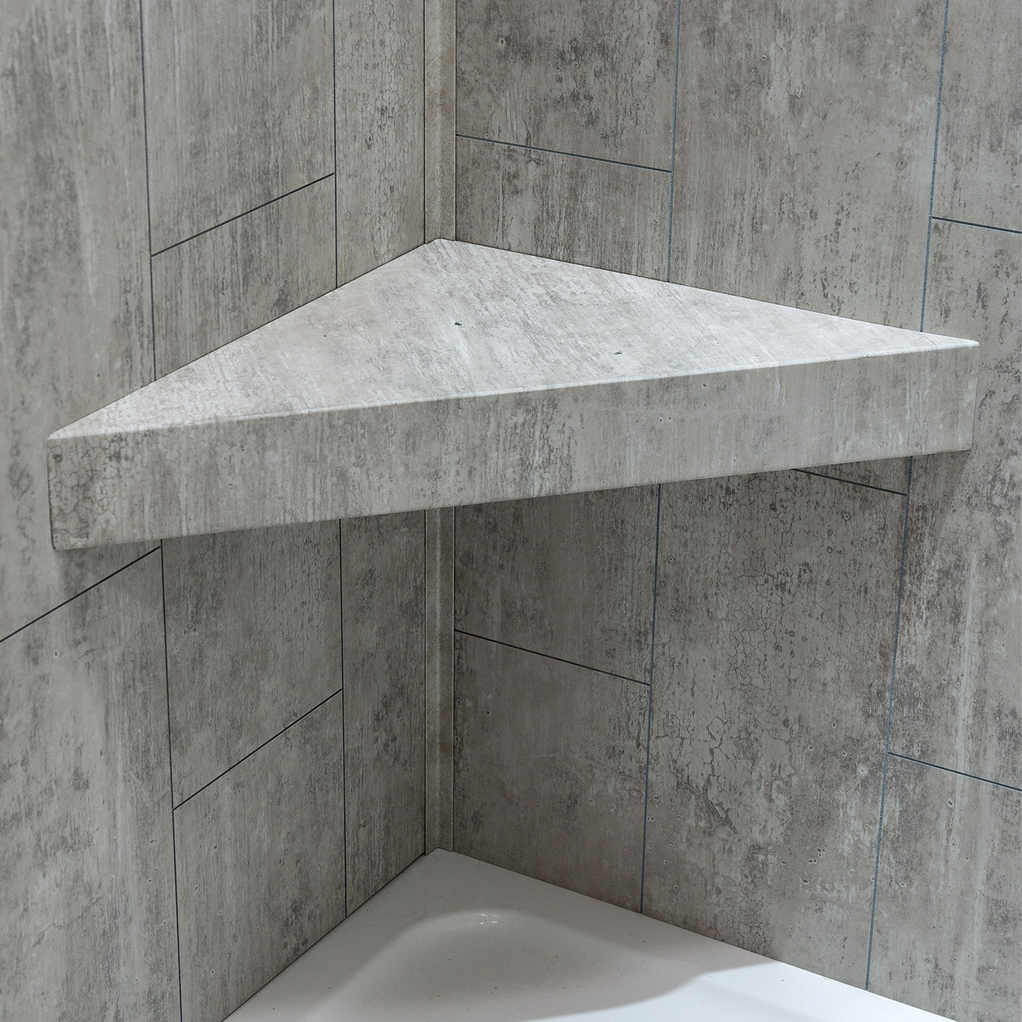 Wind Gust Shower Bench 26x18.63x3 | Gramercy Kitchen and Bath