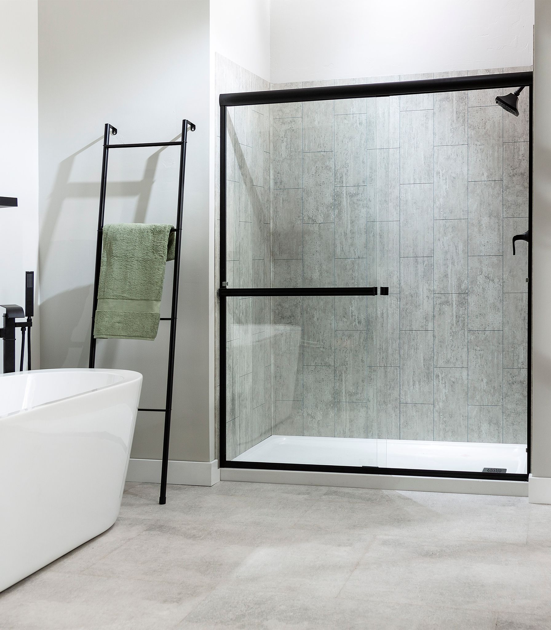 Wind Gust Shower Wall Kit 36x36x78 | Gramercy Kitchen and Bath