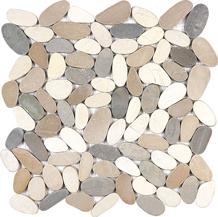 12X12 Flat Harmony Warm Blend | Gramercy Kitchen and Bath