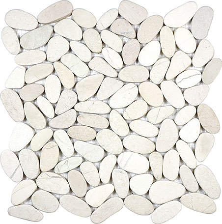 12X12 Flat Serenity Ivory | Gramercy Kitchen and Bath