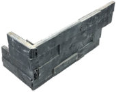 Ledger Stone 6x18 Carbon Assembled Corner | Gramercy Kitchen and Bath