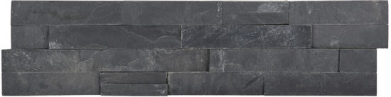 Ledger Stone 6x24 Carbon Split Face Corner | Gramercy Kitchen and Bath
