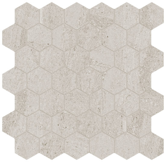 Lithoform 2" Hex Veincut Coast | Gramercy Kitchen and Bath