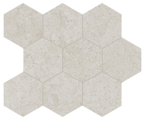 Lithoform 4" Hex Crosscut Dunes | Gramercy Kitchen and Bath