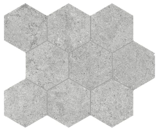 Lithoform 4" Hex Crosscut Twilight | Gramercy Kitchen and Bath