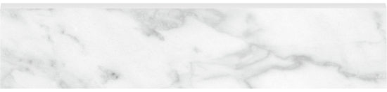 Plata 3x12 Carrara Abisso Bullnose Matte | Gramercy Kitchen and Bath