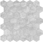 Plata Perla Grigia 2 Hexagon Polished | Gramercy Kitchen and Bath