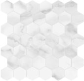 Plata Statuario Brina 2 Hexagon Polished | Gramercy Kitchen and Bath