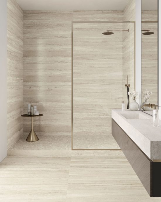Saturnia 12x24 Navona Polished | Gramercy Kitchen and Bath