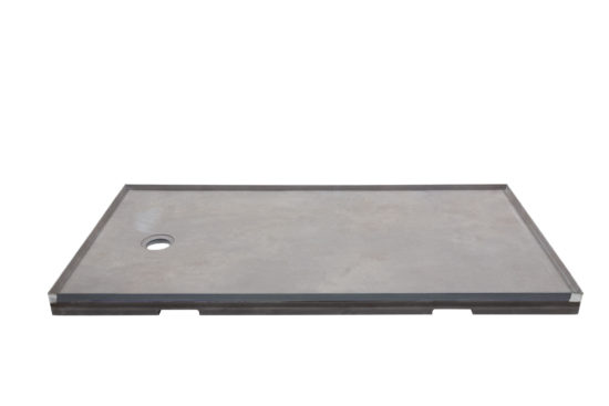 Shower Pan 30x60 Urban Concrete | Gramercy Kitchen and Bath